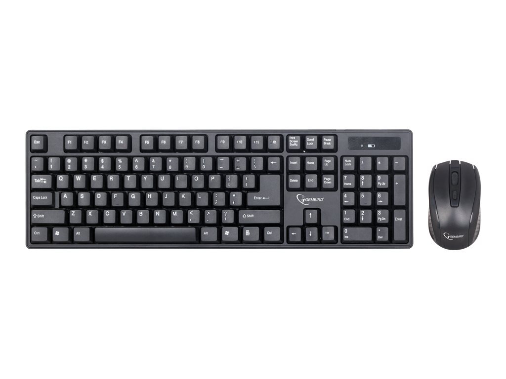 GEMBIRD KBS-W-01 Wireless desktop set US layout black