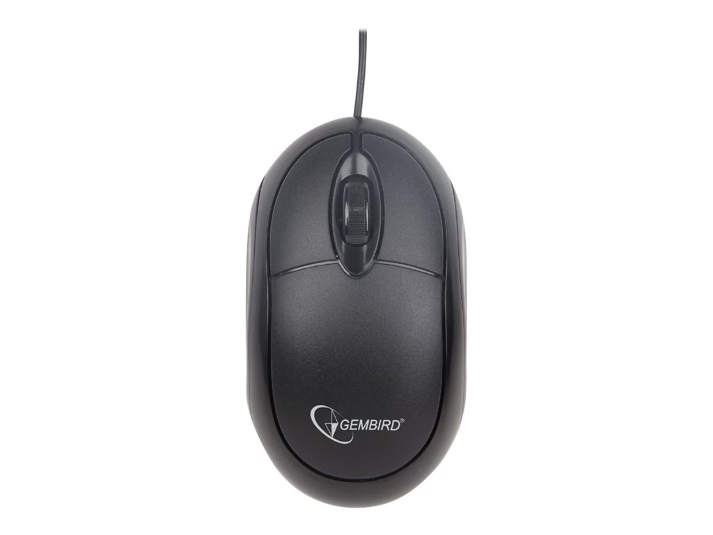GEMBIRD MUS-U-01 Optical mouse 1000 DPI USB black