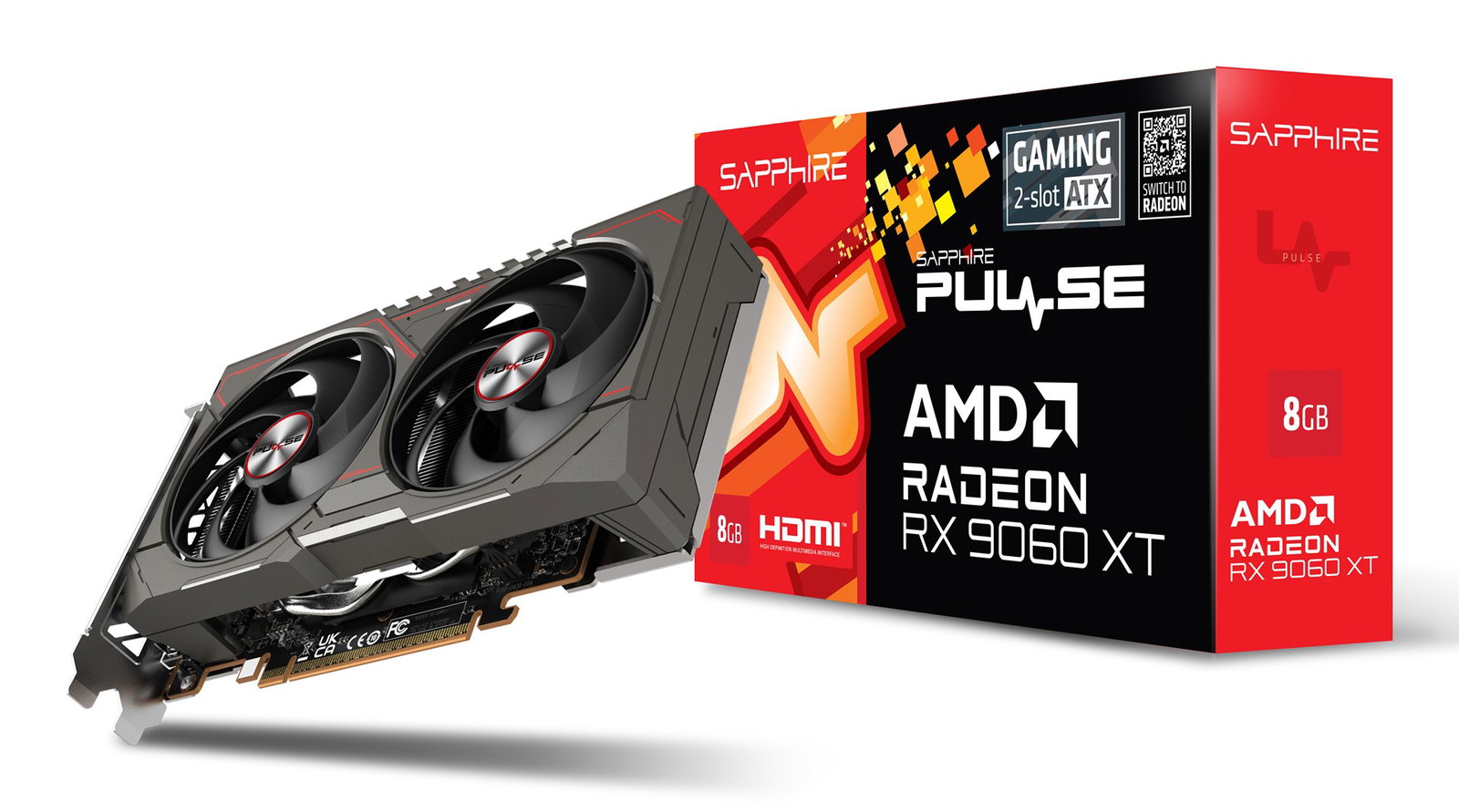 Sapphire PULSE Radeon RX 9060 XT AMD 8 GB GDDR6