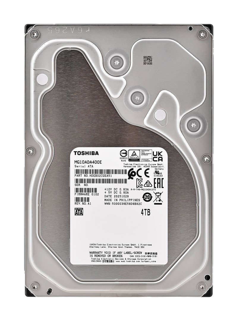 Toshiba MG10ADA400E internal hard drive 4 TB 7200 RPM 512 MB 3.5 Serial ATA III