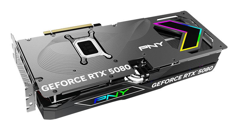 PNY GeForce RTX 5080 ARGB OC - 16 GB GDDR7 graphics card