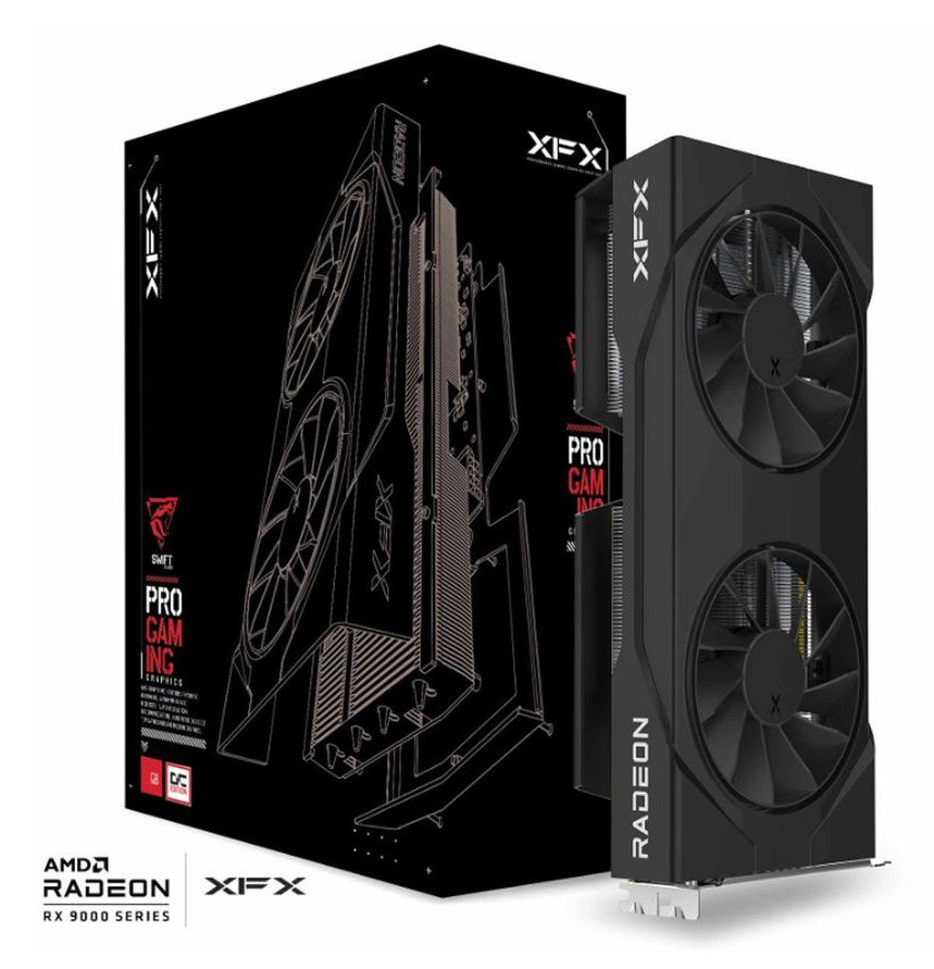 XFX Swift AMD Radeon RX 9060 8GB graphics card
