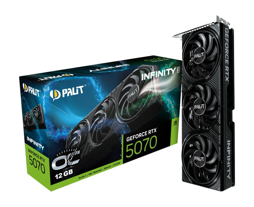 Palit GeForce RTX 5070 Infinity 3 OC NVIDIA 12 GB GDDR7