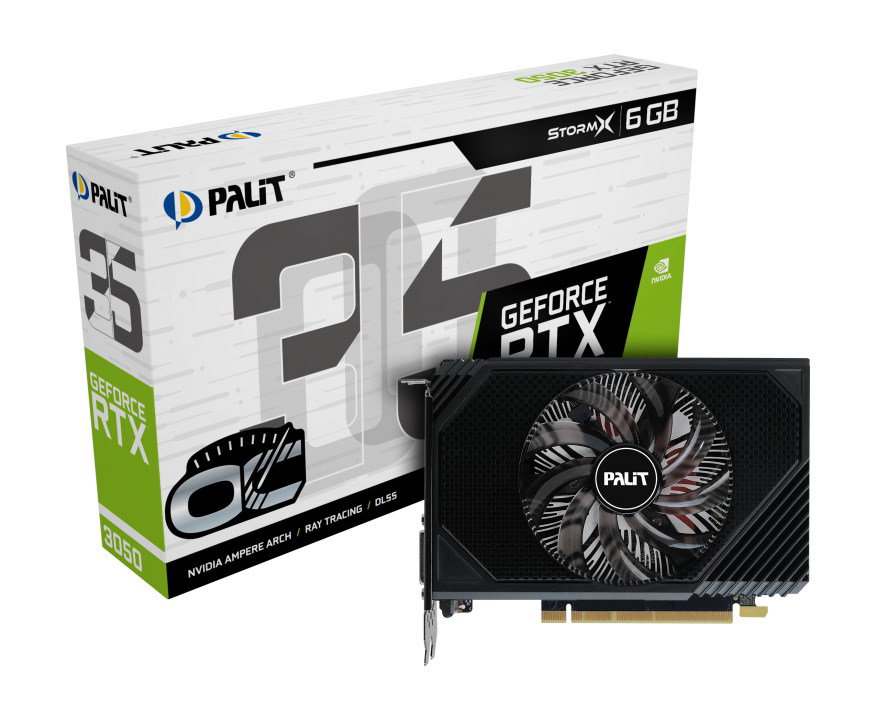 Palit GeForce RTX 3050 StormX OC 6GB NVIDIA GDDR6