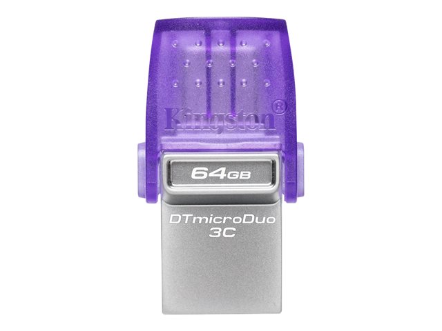 KINGSTON 64GB DataTraveler microDuo 3C 200MB/s dual USB-A + USB-C