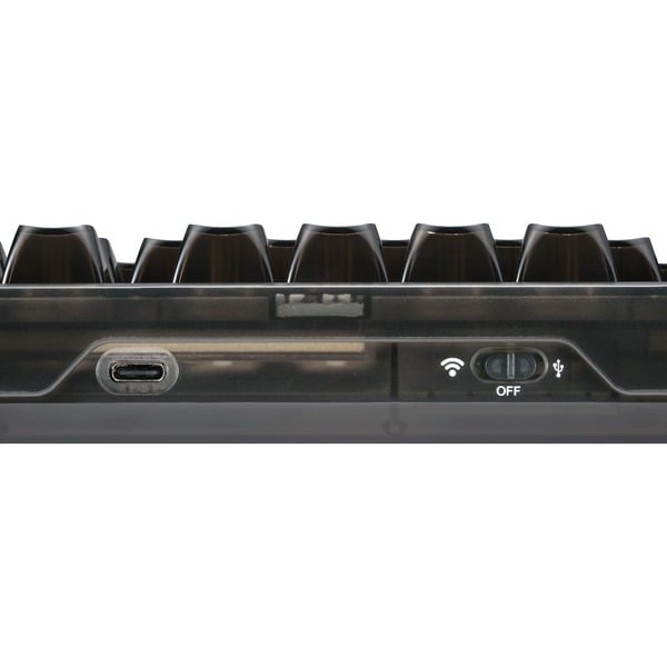 Sharkoon Crystal Shark, Gaming-keyboard - black, DE-Layout, KTT