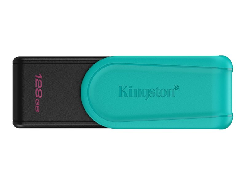 KINGSTON 128GB Portable USB 3.2 Gen 1 DataTraveler Exodia S Black/Turquoise
