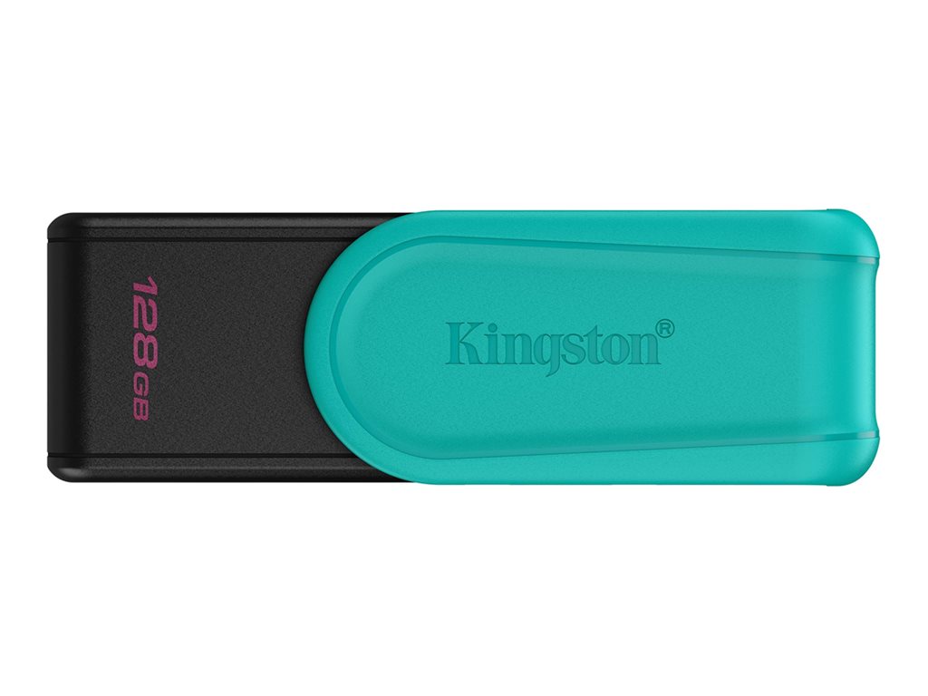 KINGSTON 128GB Portable USB 3.2 Gen 1 DataTraveler Exodia S Black/Turquoise