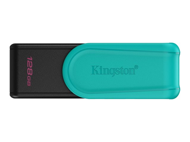 KINGSTON 128GB Portable USB 3.2 Gen 1 DataTraveler Exodia S Black/Turquoise