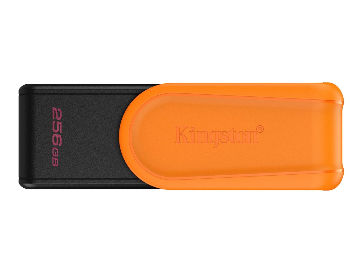 KINGSTON 256GB Portable USB 3.2 Gen 1 DataTraveler Exodia S Black/Orange