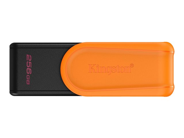KINGSTON 256GB Portable USB 3.2 Gen 1 DataTraveler Exodia S Black/Orange