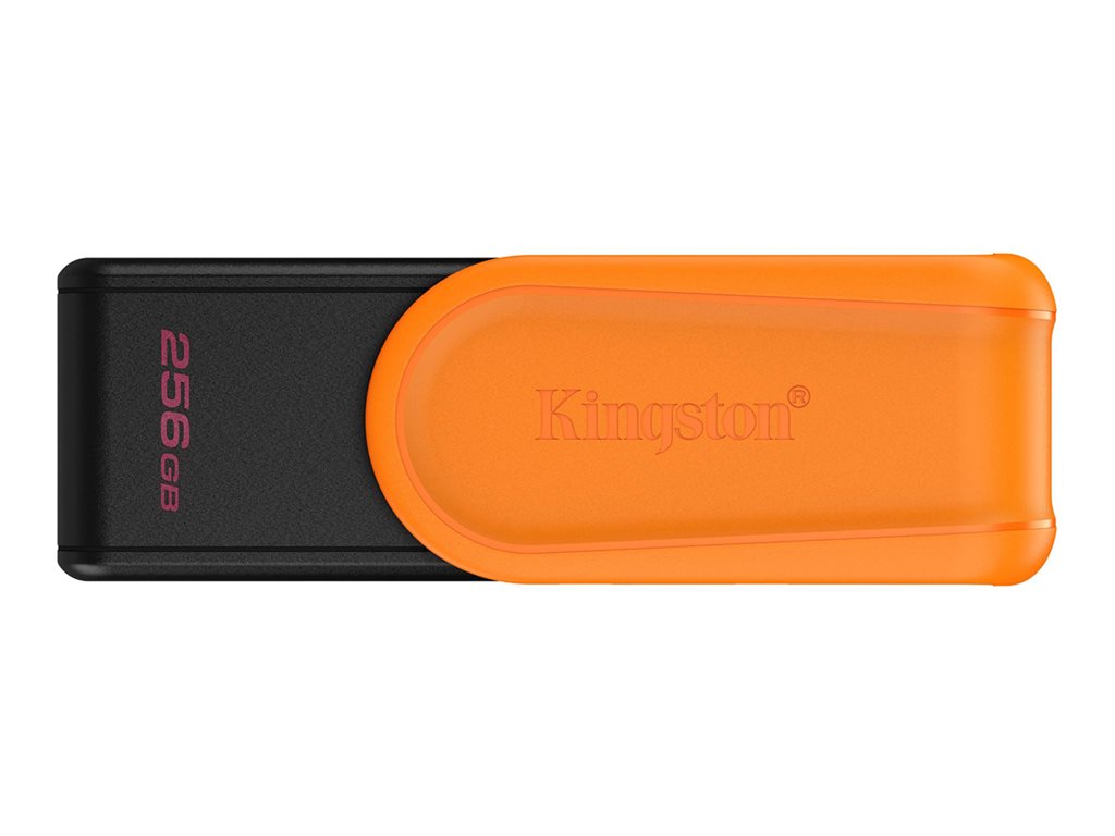 KINGSTON 256GB Portable USB 3.2 Gen 1 DataTraveler Exodia S Black/Orange