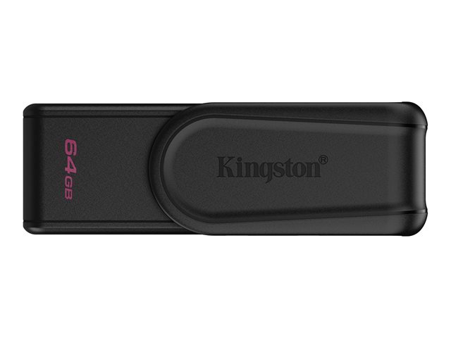 KINGSTON 64GB Portable USB 3.2 Gen 1 DataTraveler Exodia S Black/Black