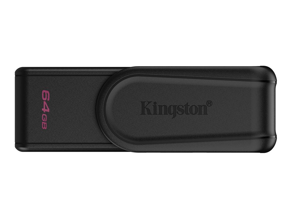 KINGSTON 64GB Portable USB 3.2 Gen 1 DataTraveler Exodia S Black/Black