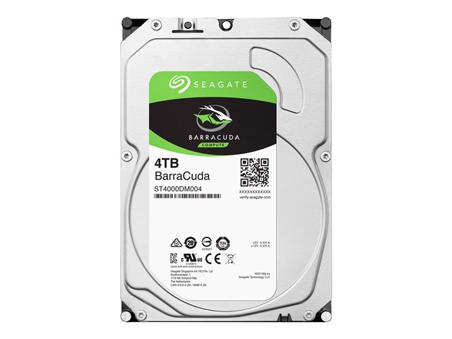 SEAGATE Desktop Barracuda 5400 4TB HDD 5400rpm SATA serial ATA 6Gb/s NCQ 256MB cache 8,9cm 3,5inch BLK