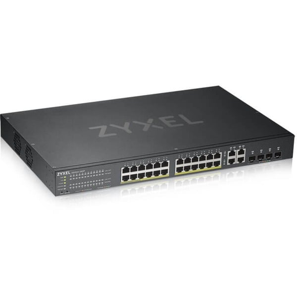 Zyxel GS1920-24HP V2, Switch - black, 375W PoE+ Gesamtbudget