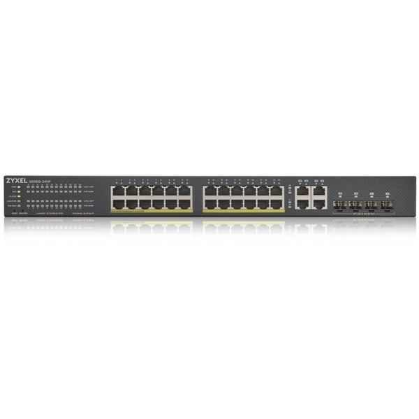 Zyxel GS1920-24HP V2, Switch - black, 375W PoE+ Gesamtbudget