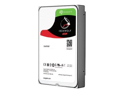 SEAGATE NAS HDD 12TB IronWolf 7200rpm 6Gb/s SATA 64MB cache 8.9cm 3.5inch 24x7 for NAS and RAID Rackmount Systeme BLK