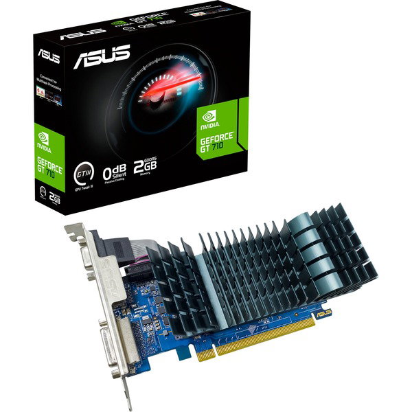 ASUS GeForce GT710-SL-2GD5-BRK-EVO, graphics card - passiv gekhlt