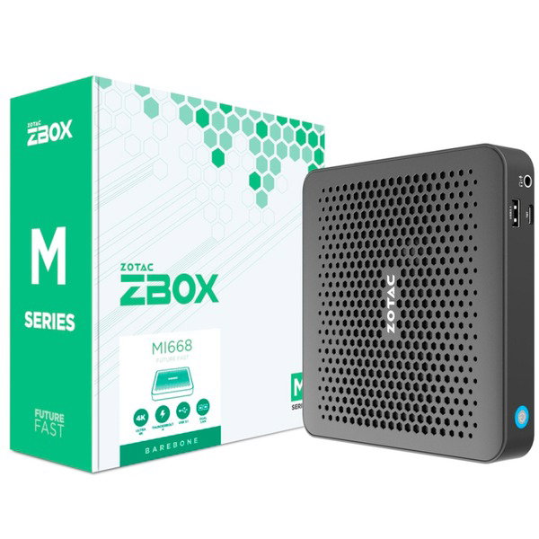 ZOTAC ZBOX edge MI668, Barebone - black/white, without operating system