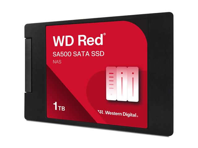 WD Red SSD SA500 NAS 1TB 2.5inch SATA III 6 Gb/s internal single-packed POWERED BY SANDISK