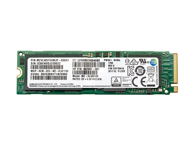 HP 1TB PCIe NVME TLC SSD