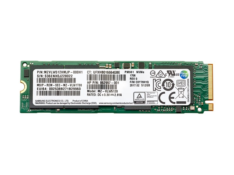 HP 1TB PCIe NVME TLC SSD