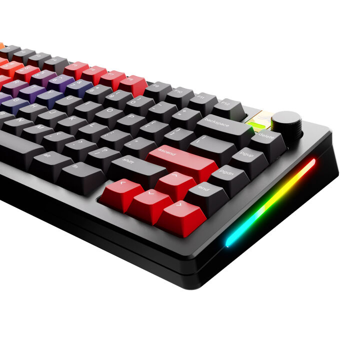 Glorious GPBT Gradient Keycaps, ANSI Layout (US), PBT, Dye-Sub - Celestial Fire