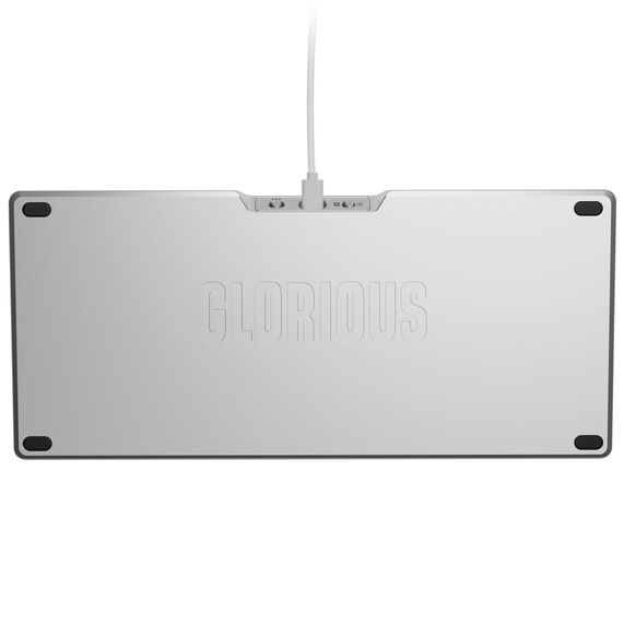 Glorious GMMK 3 Pro 75 % Custom Gaming-keyboard - Pre-Built, ANSI (US), Fox Switches, silver