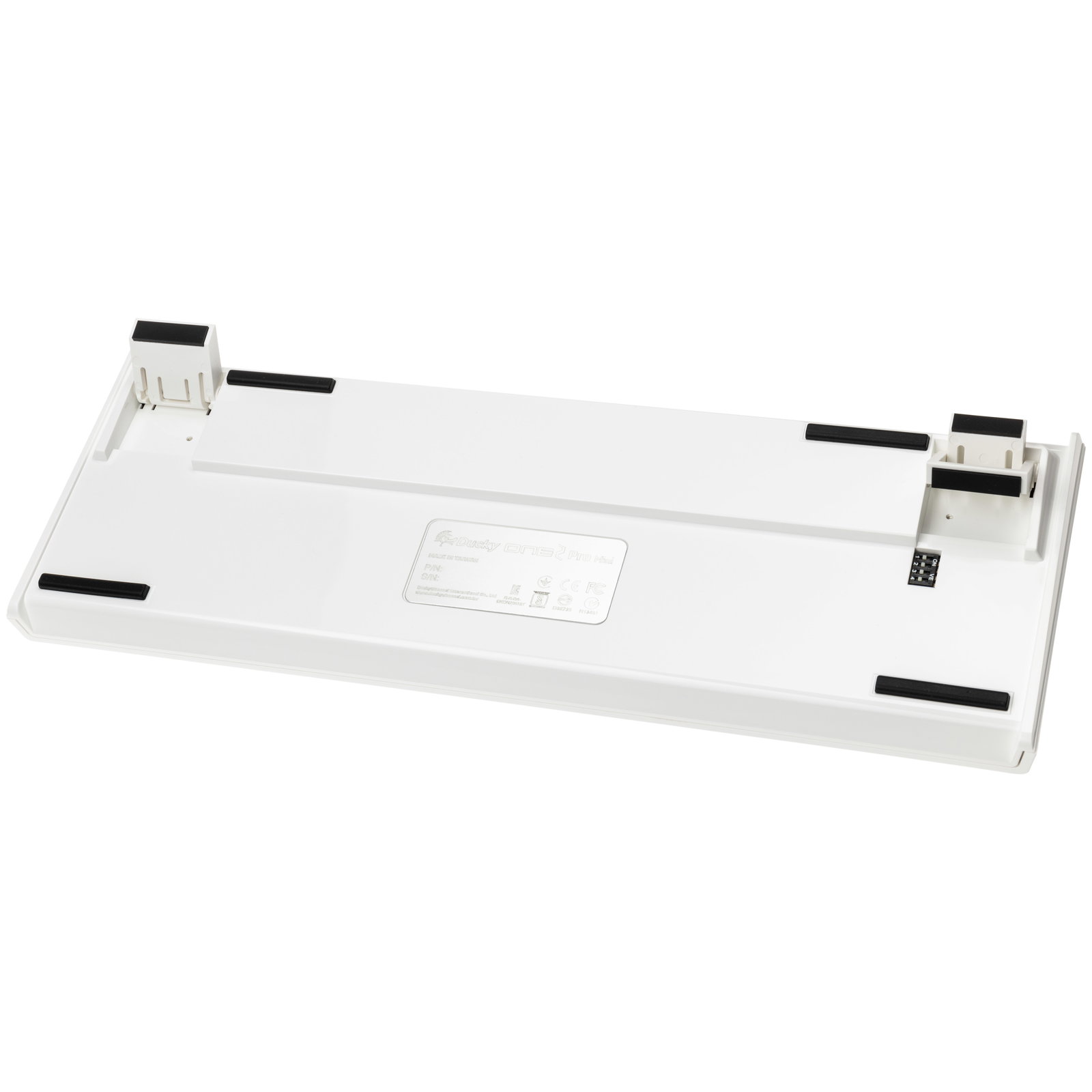 Ducky One 2 Pro Mini White Edition Gaming keyboard, RGB LED - Cherry Silver
