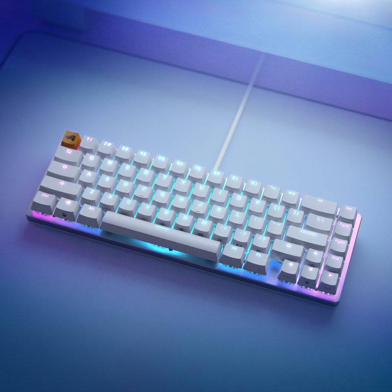 Glorious GMMK 2 Compact Keyboard - Barebone, ISO Layout, white