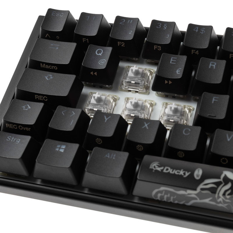 Ducky One 3 Classic Black/White Mini Gaming keyboard, RGB LED - MX-Clear