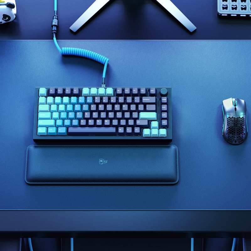 Glorious GPBT Keycaps - 114 PBT, ANSI, US Layout - Celestial Ice