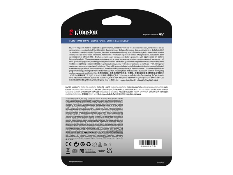 KINGSTON 960GB DC600M 2.5inch SATA3 mixed-use data center SSD for enterprise servers and NAS (VMWare Ready)