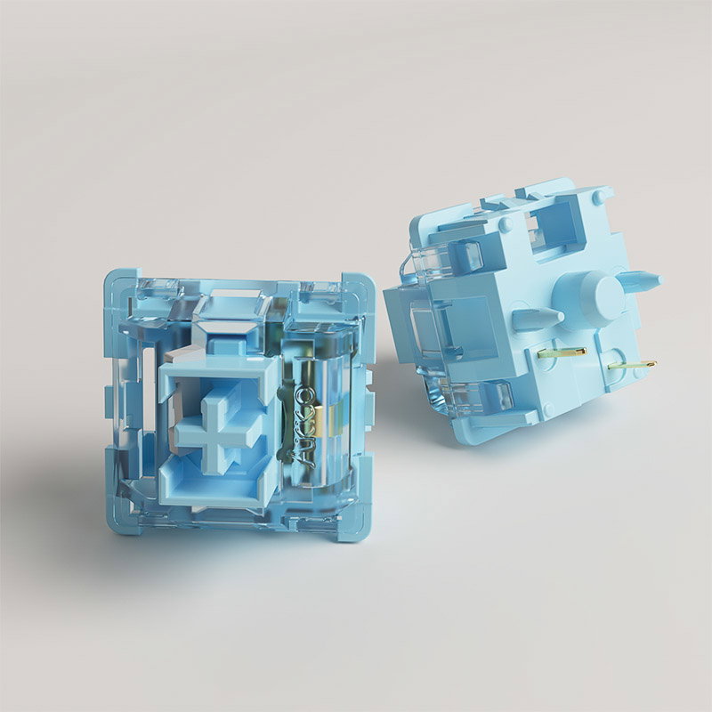 AKKO V3 Pro Cream Blue Switches, mechanisch, 5-Pin, taktil, MX-Stem, 45g - 45 Stck