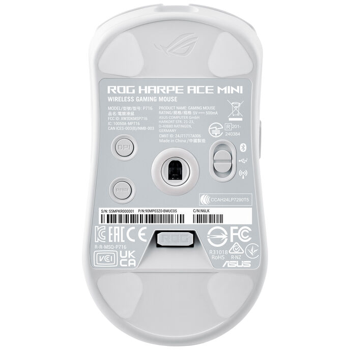 ASUS ROG Harpe Ace Mini Gaming mouse, 8000 Hz - white