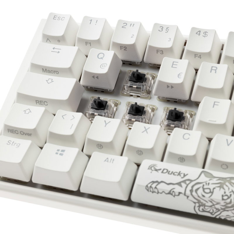 Ducky One 3 Classic Pure White SF Gaming keyboard, RGB LED - MX-Black
