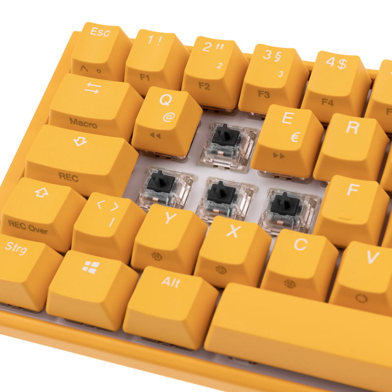 Ducky One 3 Yellow SF Gaming keyboard, RGB LED - MX-Black