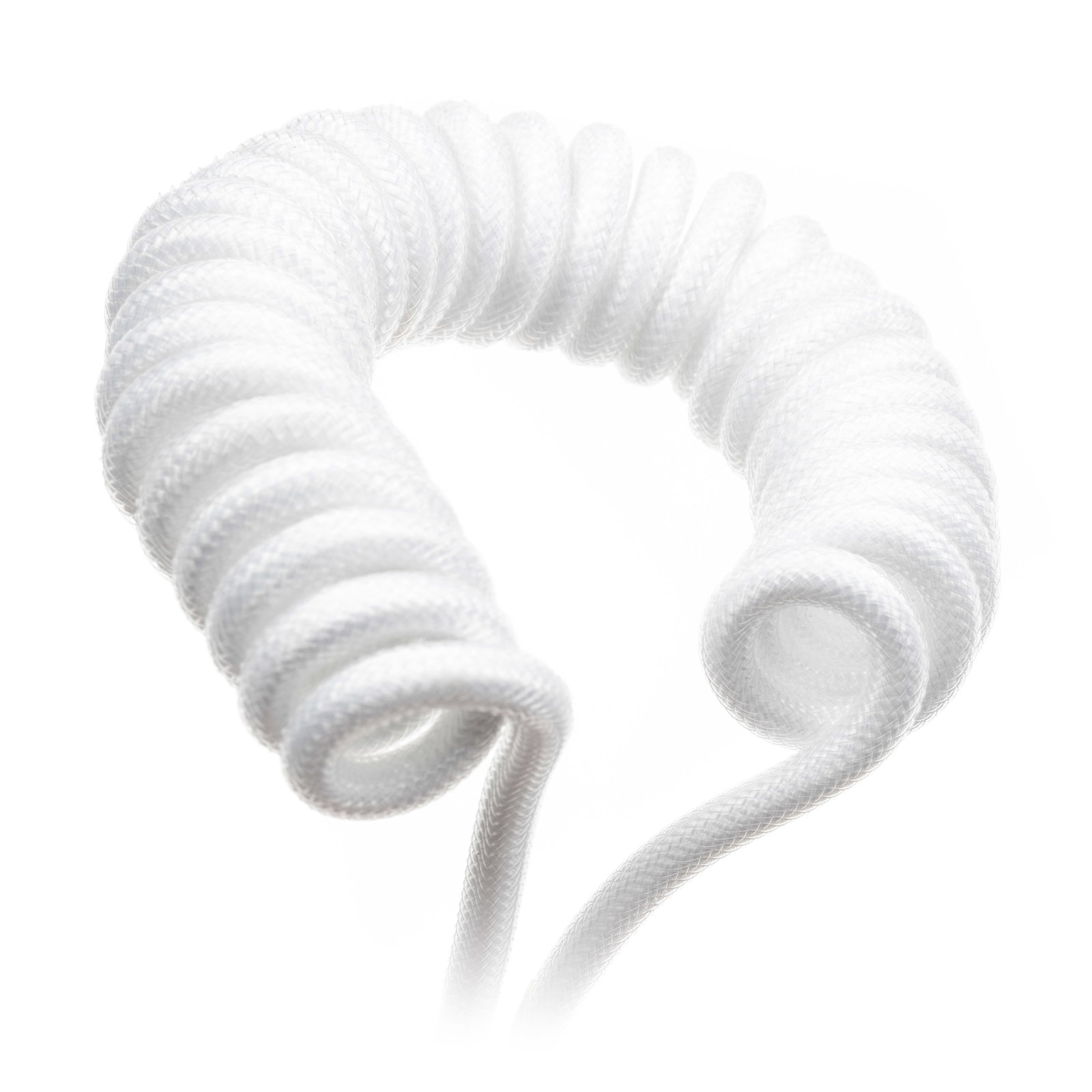 Ducky Coiled Cable - White Edition