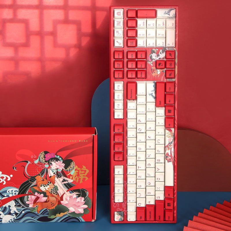 Varmilo VEA108 Koi Gaming keyboard, MX-Brown, whitee LED - US Layout