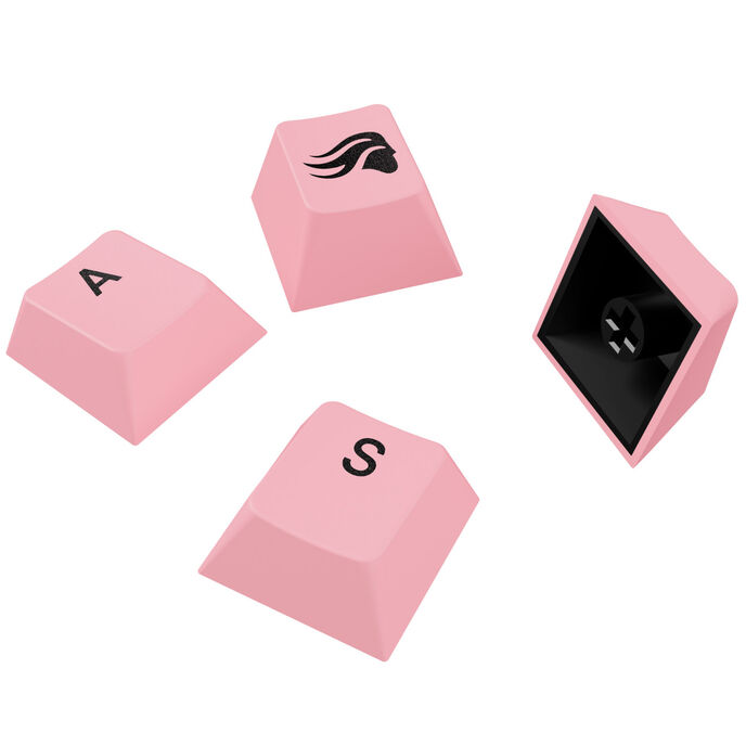Glorious GPBT Basics Keycaps, ANSI Layout (US), PBT, Dye-Sub - Potion Pink
