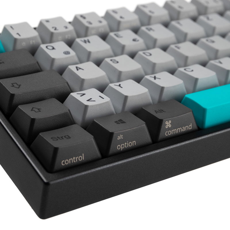 Ducky Miya Pro Moonlight TKL Gaming keyboard for PC/Mac, MX-Blue, whitee LED - darkgray