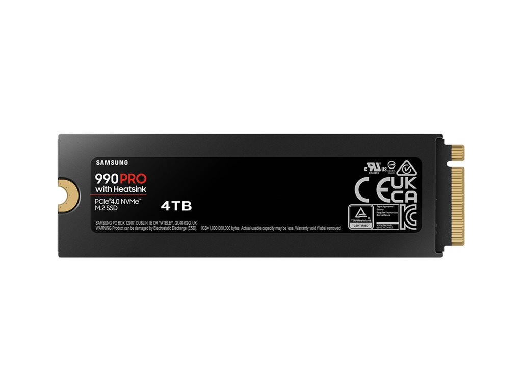 SAMSUNG 990 PRO SSD Heatsink 4TB M.2 NVMe