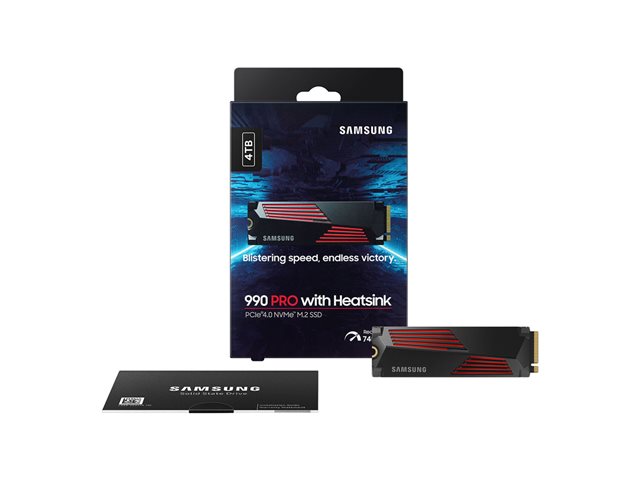 SAMSUNG 990 PRO SSD Heatsink 4TB M.2 NVMe
