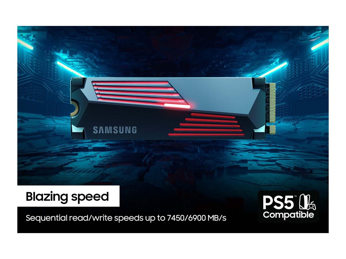 SAMSUNG 990 PRO SSD Heatsink 4TB M.2 NVMe
