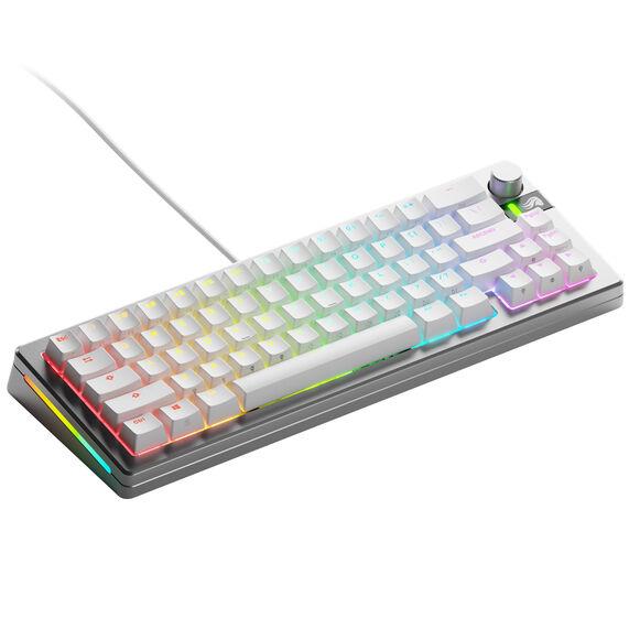 Glorious GMMK 3 Pro 65 % Custom Gaming-keyboard - Pre-Built, ANSI (US), Fox Switches, silver