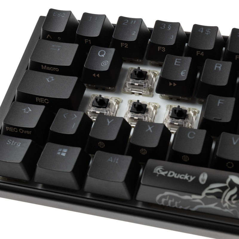 Ducky One 3 Classic Black/White SF Gaming keyboard, RGB LED - MX-Black