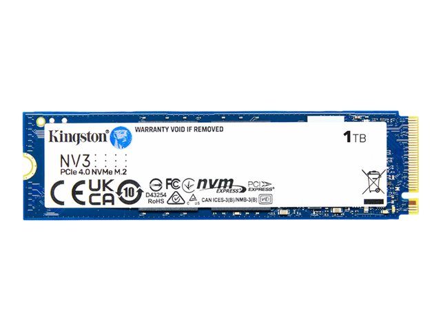 KINGSTON 1000GB NV3 M.2 2280 PCIe 4.0 NVMe SSD