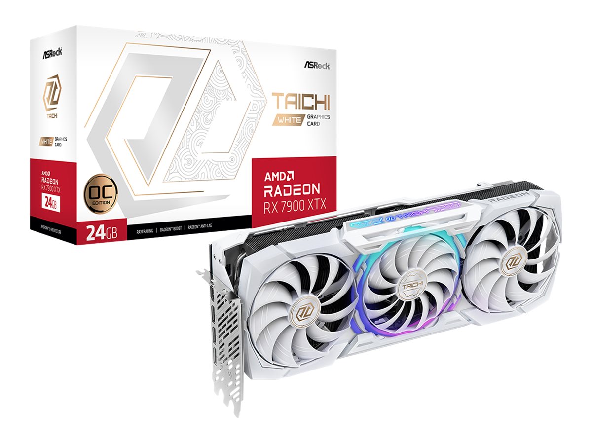 ASROCK AMD Radeon RX 7900 XTX Taichi White 24GB GDDR6 OC 384bit