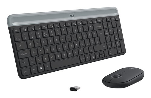 MK470 SLIM WRLS KEYB + MOUSE - COMBO GRAPHITE - US INTL
